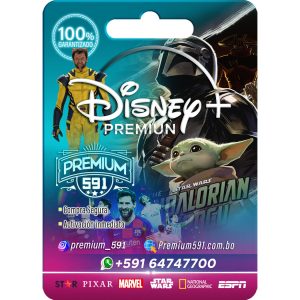 Disney+ Premium + ESPN en Bolivia | 4 Dispositivos y 7 Perfiles