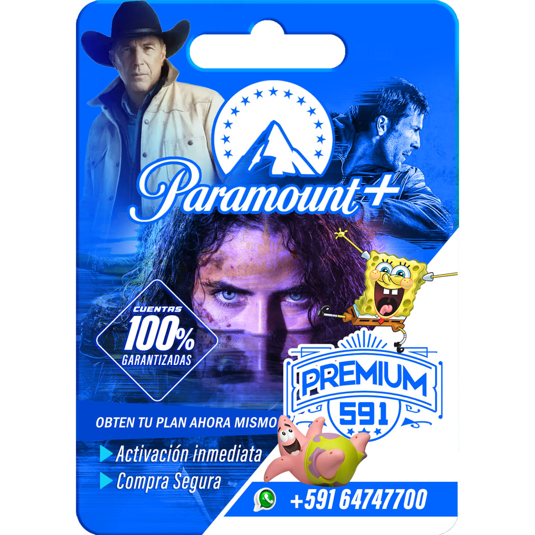 Cuenta Completa Paramount+ en Bolivia